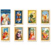 Tarot Cards, Mini Size, Divination Telling, 78 Cards, Miniature, White