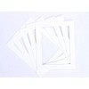 Frame Company Pack of 10 White Mounts 7x5 for 6x4
