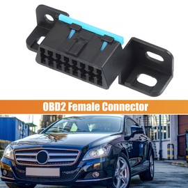 X AUTOHAUX 16 Pin OBD Female Wire Sockets Connector OBDII Adapter J1962 OBD 2 Plug Shell with Terminal for Jeep for Ford