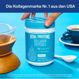 Vital Proteins Collagen Peptides Dietary Supplement (Type I, III), Tasteless Collagen Peptides, Beautiful Skin, Hair and Nails, Paleo Friendly, Gluten Free, 20g Per Daily Serving, 264g