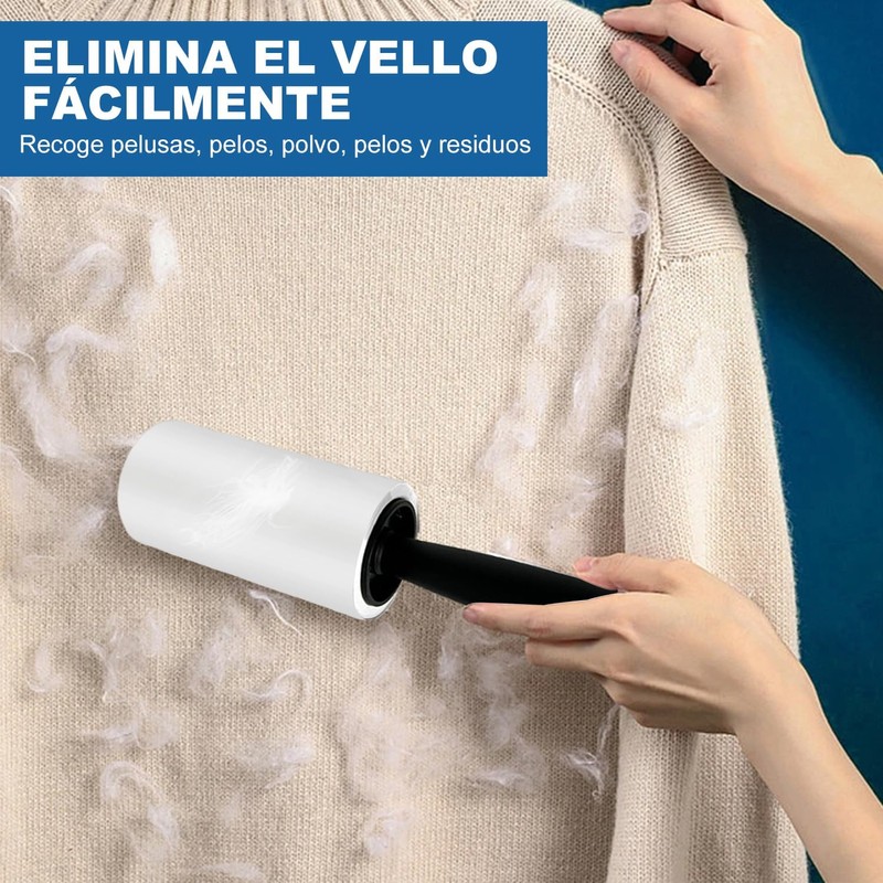 Rodillo Quita Pelusa VEXORA GTCMQ20241115 con 1100 Hojas y 2