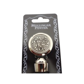 Mullingar Pewter Celtic A Wine Stopper, Mullingar Pewter