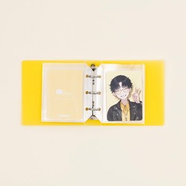 Nakabayashi MP-CBM7070-Y My Pick Trading Card Binder, Mini Size, 3 Holes, 15 Pages, Holds 30 Sheets, Yellow
