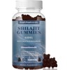 Shilajit Gummies 600mg, Pure Himalayan Shilajit Supplement with Trace Minerals & Fulvic Acid for Energy and Immunity Support, Shilajit Chewable for Men & Women, Vegan, 60 Gummies