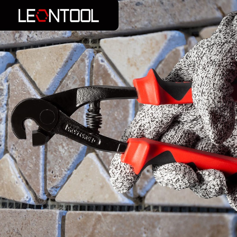 LEONTOOL Parrot Beak Nippers 7.5 Inch Glass Mosaic Trimmer Tile