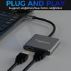 Adaptador USB C 4K a HDMI doble, compatible con 4K60Hz,
