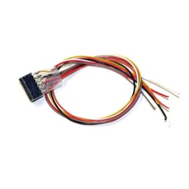 Railroom Dcc Decoder Cable Harness With 6 Pin Nem 651 Socket - Part No Dcc30