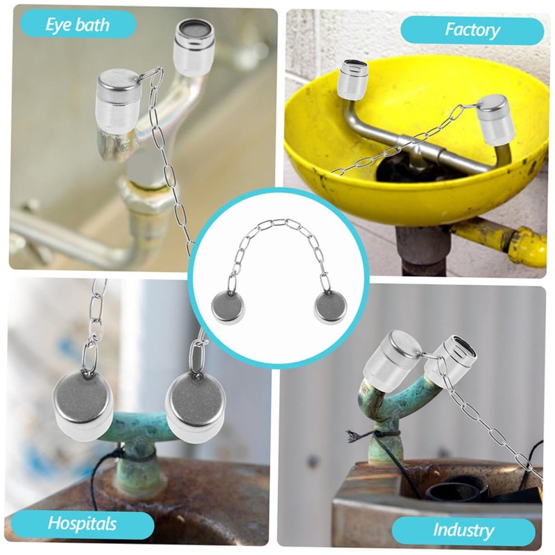 iplusmile 2pcs Eye Wash Equipment Washer Cover for Optimal Protection