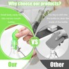 Beans Shaped Bottle Cleaning Sponge, 6 Pcs Reusable Bottle Cleaning
