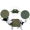 FAMKIT Dog Pack Hound Dog Saddle Bag Backpack with 2