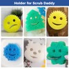 Scrub Sponge Holder for Kitchen Sink - Suction Cup Sponges