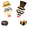 47Pcs New Years Eve Photo Booth Props- 2021 Photo Booth