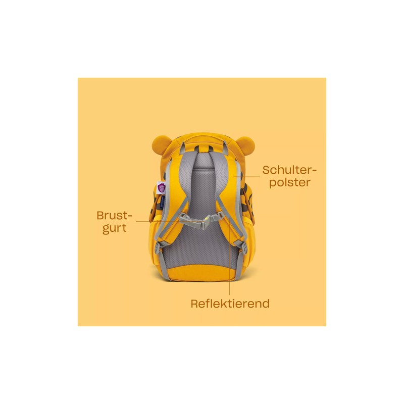 Affenzahn Big Friend Nursery Backpack for 3-5 Years Nursery, Functional
