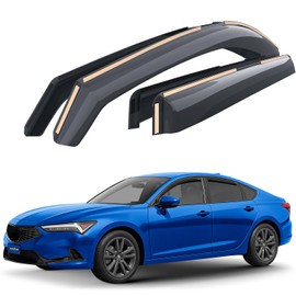 Goodyear Shatterproof in-Channel Window Deflectors for Acura Integra 2023-2025 Hatchback, Rain Guards, Window Visors for Cars, Vent Deflector, Car Accessories, 4 pcs - GY008401