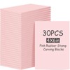 Frienda 30 Pack 4"x6" Rubber Carving Blocks Rubber Stamp Carving