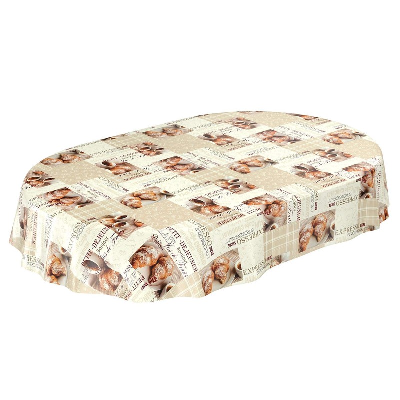 ANRO Oilcloth Tablecloth Wax Tablecloth Coffee Espresso