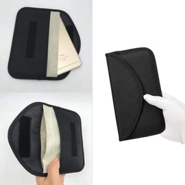 lifeicomall Faraday Bag，Car Key Signal Blocker Pouch RFID Signal Blocking Bag，Anti Theft Faraday Bag for Car Key FOB & Cell Phone Blocking Pocket，Anti-Tracking Faraday Pouch（2 Pack）