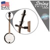 String Swing CC01B-BW Banjo Hanger Wooden Wall Holder Black Walnut