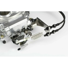 Lokar Stainless Throttle Cable Bracket w/ Dual Return Springs for Holley Sniper