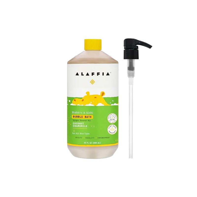 ALAFFIA Coconut Bubble Bath, 32 FZ