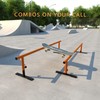 MR Skate Rail Skateboard Ramp Grind Rail Professional Skatepark Grind