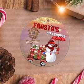 DOREENABE Xmas Gift Christmas Decoration Keepsake Ornament Hot Chocolate Clear Ornament Christmas Hot Chocolate Party Supplies Hanging Ornament for Winter Christmas Tree Decorations