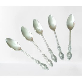 [TE to TE Okabe Western Tableware Factory] Symphony Grapefruit Spoons, Set of 5, Made in Tsubame Sanjo, Japan