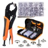 INNOVIO Push Button Set with Pliers - 60 Sets 15mm