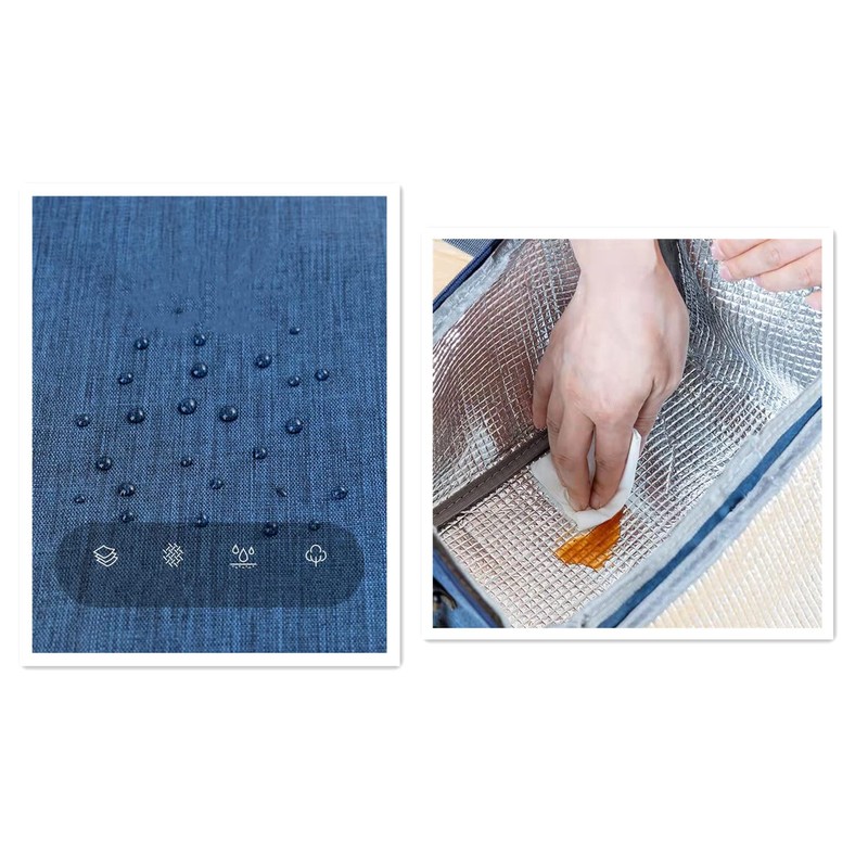 Large Family Picnic Cooler Bag Thermal Lunch Bag Cooling Bag