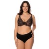 VIVISENCE Bikini Bra Women's Swimwear Soft Cups Striped Adjustable EU