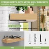 TINIFO Shelf Bracket Shelf Brackets 2 Pieces - Heavy Duty