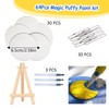Guhupoy 30Pcs Painting Paper，Magic 3D Foam Texture Painting Kit for