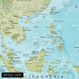 HISTORIX 2021 Southeast Asia Map - 18x24 Inch South East Asia Map - SE Asia Map Print - Map of Southeast Asia Poster