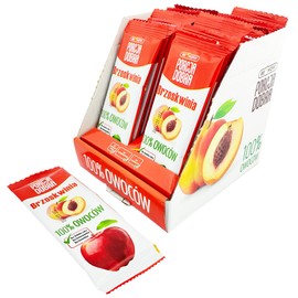 Be Now! Healthy Fruit Bars - Apple & Peach, (24 Pack) 100% Organic Fruit Snacks for Kids and Adults - Sugar Free Snacks, Vegan, Non-GMO, Gluten-Free Snacks, Fruit Snacks.