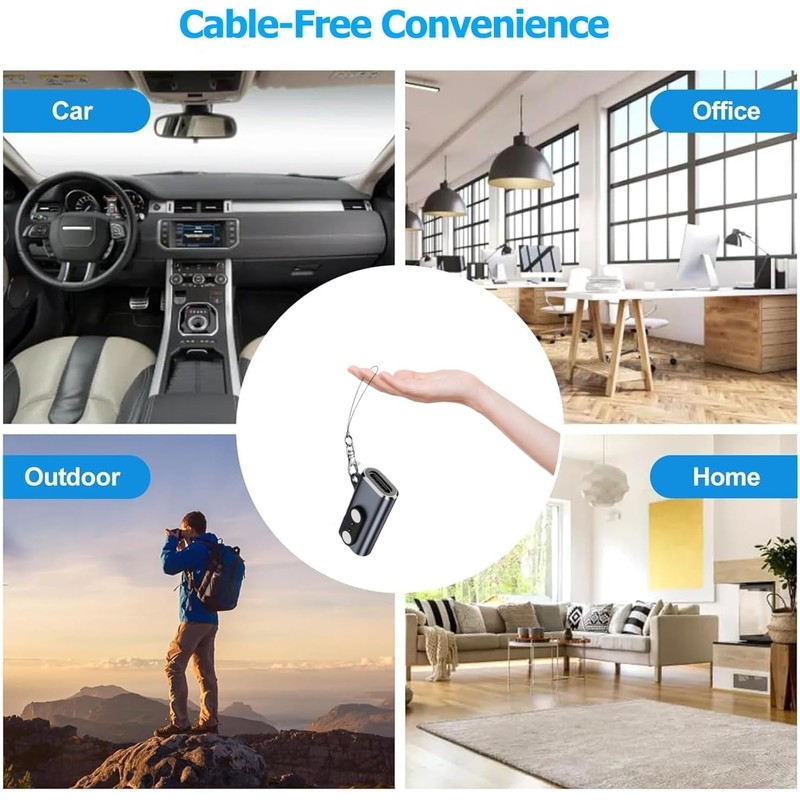 Universal Charger Magnetic 2 Pin for Smart Watch, USB Type-C