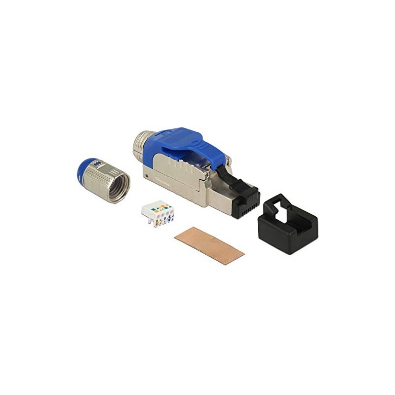 DeLOCK 86487 RJ45 Plug for Field Assembled Cat.8 Metal