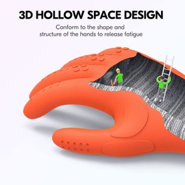 Vgo... NGG X1 1 Pair Seamless Work Gloves, Safety Gloves, Mechanic's Gloves, Anti-Cut Palm, HPPE Anti-Cut Liner, EN388 Level C, ANSI Level A3 (TP1112HYA3)