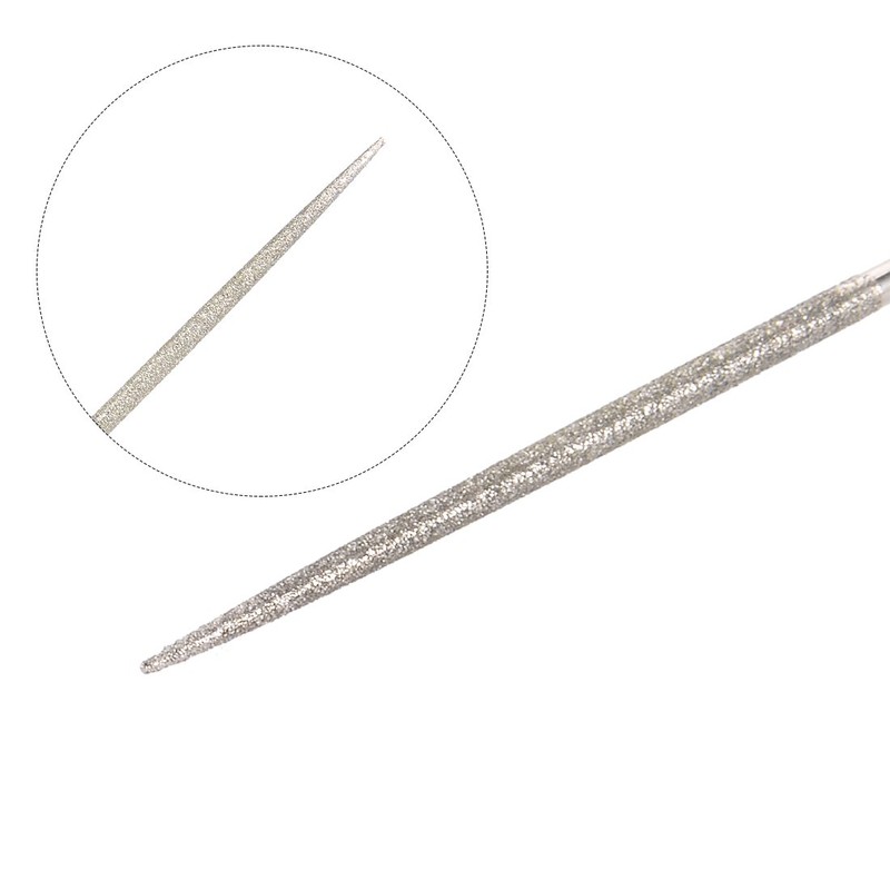 sourcing map Diamond Needle File 2 mm x 100 mm