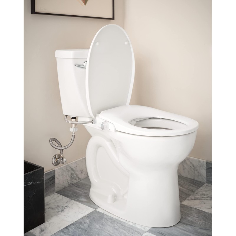 Moen EB500-R 2-Series Standard Non-Electronic Bidet Seat for Round Toilets,