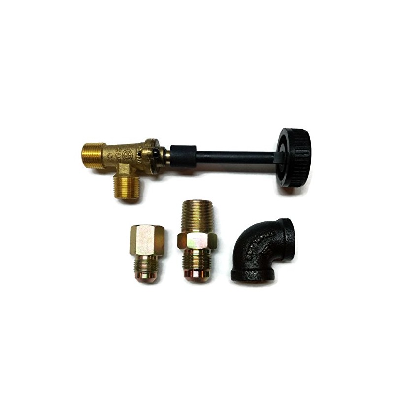 On/Off Valve with Knob Handle and Single Extension for Gas