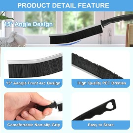 Dfacio 11Pcs Crevice Cleaning Brush Set, Hard Bristle Cleaning Supplies for Kitchen