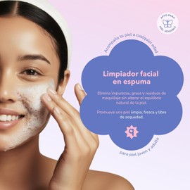 Quiin Smoothing Probiotic Foam – Limpiador Facial Espumoso con Probióticos y Aloe Vera que Hidrata y Deja la Piel Fresca y Suave – 200 ml