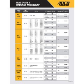 ADCO 3977 Black BUS Vinyl Ultra Tyre Gard Wheel Cover, (Set of 2) (Fits Tire Diameter 40"-42")