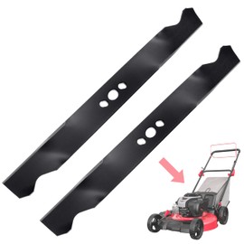 LikeLion 2 Pack Lawn Mower Blade 21" ，Compatible with HyperTough Murray Blackmax MNA152701 MNA 152901 MNA 152903 MNA152905 Push Mower， Lawn Dethatcher Blade Replaces Parts 84005221 2105200317