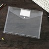 HUATEEN Pack of 10 A4 Clear Plastic Envelopes, 24x30.5cm 11-Hole