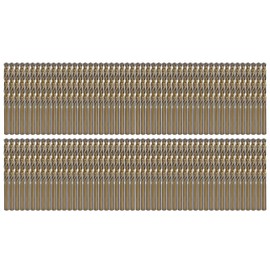 Cobalt Drill Bit 100Pcs 1/8 in. HSS Co M35 Jobber Length Twist Drill Steel Metal