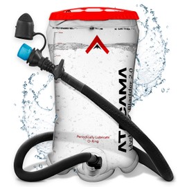 Atacama Hydration Bladder 2L BPA Free - Leak-proof with Insulated Hydration Tube - Antibacterial Hydration Bag for Any Hydration Backpack Sport - Premium Hydration System for Backpack 2 Litre Hydration Bladder Backpack