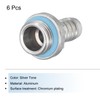 sourcing map Hose Barb Fittings G1/4 x 9mm Thread Male