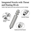 3PK 0.4mm Hardened Steel Integrated Nozzle for Anycubic Kobra X/Kobra