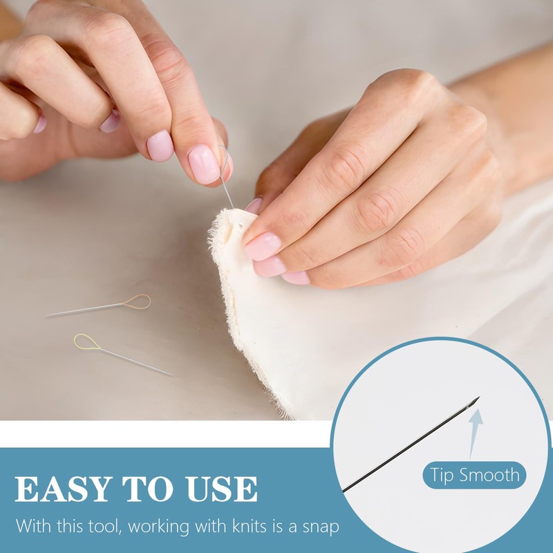 3pcs Snag Nab It Tool, Needle Threaders for Hand Sewing,